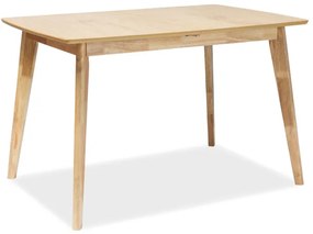 Masă de sufragerie extensibilă 120-160 cm Belkis (stejar + stejar) (pentru 4 până la 6 persoane). 1049993