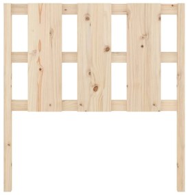 Tablie de pat, 95,5x4x100 cm, lemn masiv de pin 1, Maro, 95.5 x 4 x 100 cm