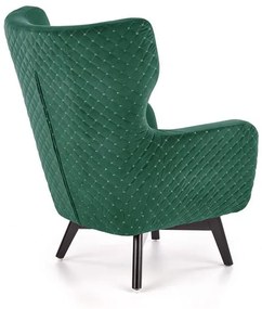 Fotoliu tapitat Marvel Velvet verde – H103 cm