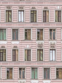 Tapet Pink Facade, Rebel Walls