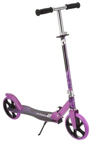 Trotineta copii si adolescenti NOVOKIDS™ Storm EVO PRO, Maxim 100 kg, Functie Super Brake, Maner reglabil pe inaltime, Diametru roata 200 mm, Mov