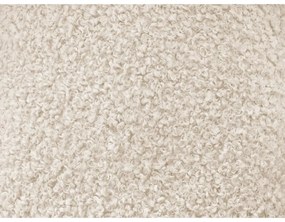 Canapea bej cu tapițerie din țesătură bouclé 232 cm Hippolyte – Bobochic Paris