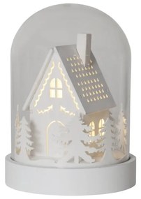 Decorațiune luminoasă de Crăciun albă ø 12,5 cm Kupol – Star Trading