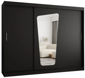 Dulap de haine 250 cm Mokka (Negru). 1126041