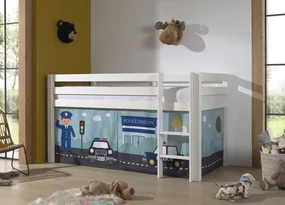 PINO PAT SEMI-INALT și cortină Poliție.