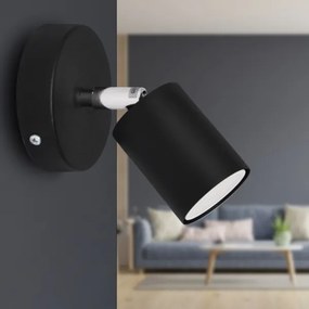 Spot LED de perete TUNE 1xGU10/4,8W/230V negru