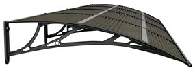 Copertina de usa, negru, 400x100 cm, policarbonat
