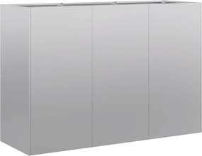 vidaXL Jardinieră 120x40x80 cm oțel galvanizat