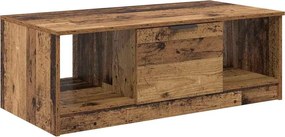 vidaXL Masă de cafea Lemn Vechi 102 x 50 x 36cm Lemn compozit