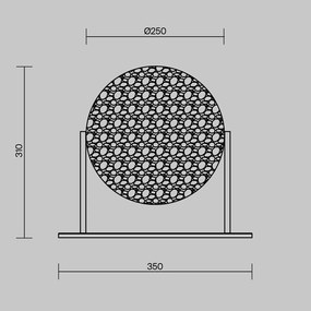 Veioza, Lampa de masa LED, Mangata