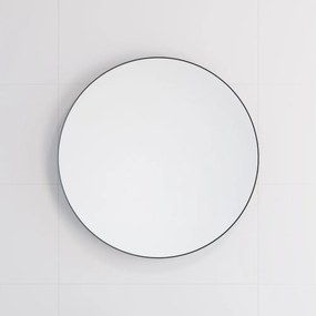 Oglindă de baie BORGSTED, Ø 60 cm, neagră