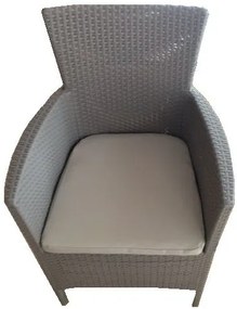 Fotoliu din polirattan MONTANA cappucino