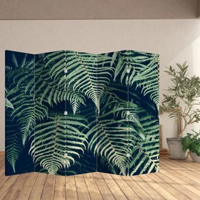 Paravan - Frunze de ferigă (210x170 cm)