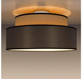 Plafonieră GRACE 1xE27/60W/230V bej/maro