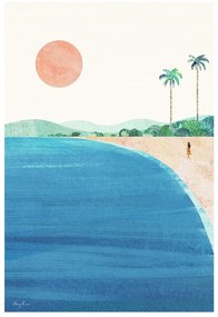 Poster 30x40 cm Paradise Beach - Travelposter