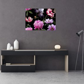 Tablou - Ilustrație de flori (70x50 cm)