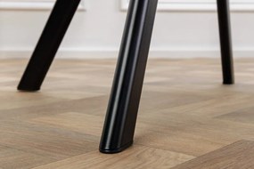 Scaun design retro Dutch Comfort, catifea verde smarald