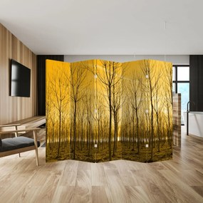 Paravan - Pădure în apus de soare (210x170 cm)