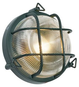 Lampă de exterior de perete și de plafon verde închis rotundă IP44 - Noutica