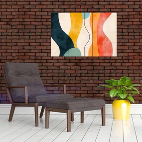 Tablou - Ilustrație colorată minimalistă II. (90x60 cm)