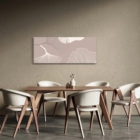 Tablou - Frunze bej N⁰1 (120x50 cm)