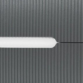 Trent Mobilier de baie 120 cm lavoar ceramic cu oglindă 60x120 cm alb-antracit gri