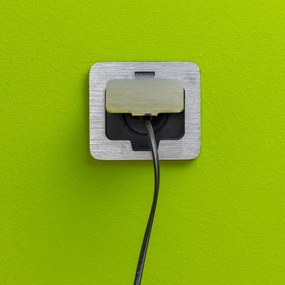BRILAGI - Priză încastrată pentru bucătărie INBOX IP55, crom mat, dreptunghiulară