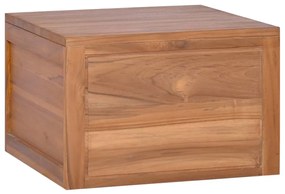 320436 vidaXL Dulap de baie suspendat, 45 x 45 x 30 cm, lemn masiv de tec