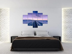 Tablou - autostrada iarna (150x105 cm)