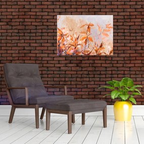 Tablou - Flori pictate (70x50 cm)