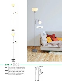 Lampadar, Lampa de podea HINTON negru