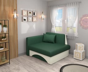 Fotoliu extensibil, verde/bej, KUBOŠ NEW UNI