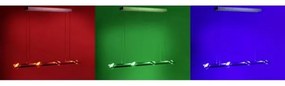 Lustră LED RGB dimabilă OPTI 8xLED/3W/230V Leuchten Direkt 12470-55 + telecomandă