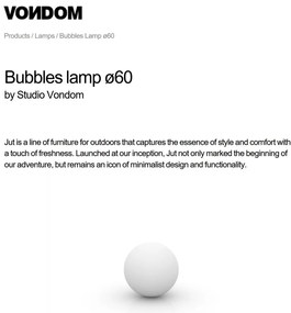 Corp de iluminat LED decorativ exterior Bubbles diametru 60cm