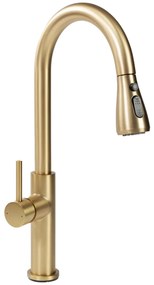 Baterie de bucătărie Rea Nest Gold Brush