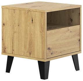 Noptieră BOGAN 1S, stejar artisan