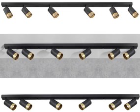 Spot ARRAS 6xGU10/10W/230V negru