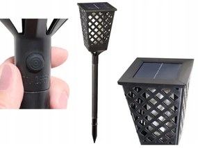 Lampă solară LED cu senzor, LED/0,6W/5,5V, IP65, 2000 mAh, 107 cm, negru