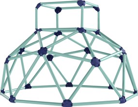 AIYAPLAY Cupolă de cățărat Ø182,5cm rezistentă la UV, impermeabil, dom de cățărat pentru copii până la 90 kg, pentru 3-8 ani, plastic Albastru | Aosom Romania