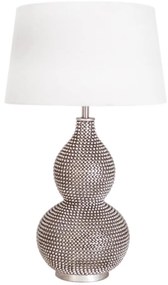 ByRydens 4001840-6508 - Lampă de masă LOFTY 1xE27/5W/230V alb/argintiu