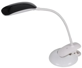 Lampa de masa LED 2in1 - baza si clip 5W, alba