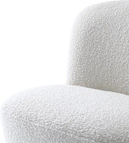 Fotoliu pivotant design LUX Doria, alb 113458 HZ