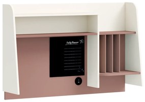 Unitate de birou inalta cu port USB si design rafinat, Colectia Elegance