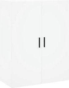 vidaXL Dulap cu montaj pe perete, alb, 69,5x34x90 cm