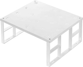 Organizator bucatarie 8100, alb, metal/plastic, 32x28x15 cm