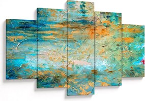 Tablou - Abstract albastru (150x105 cm)
