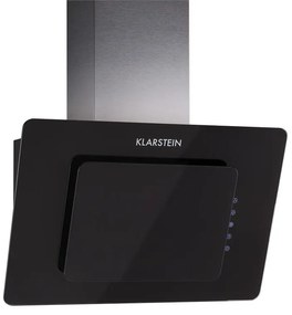 Lorea cap extractor clar 65W 60cm 290m³ / h sticlă Touch negru