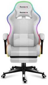 Fotoliu gaming Fusion 4.7 (alb + multicolor) (cu iluminat LED). 1087480
