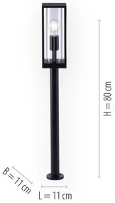 Lampă de exterior EMIL 1xE27/60W/230V IP44 Paul Neuhaus 9497-13