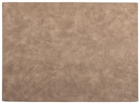 Suport farfurie din imitație de piele ZicZac Troja Rectangle, 33 x 45 cm, maro